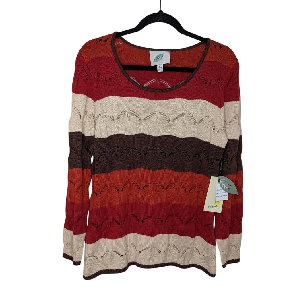 Nurture Autumn Allure Pointelle Sweater - Size XL - NWT